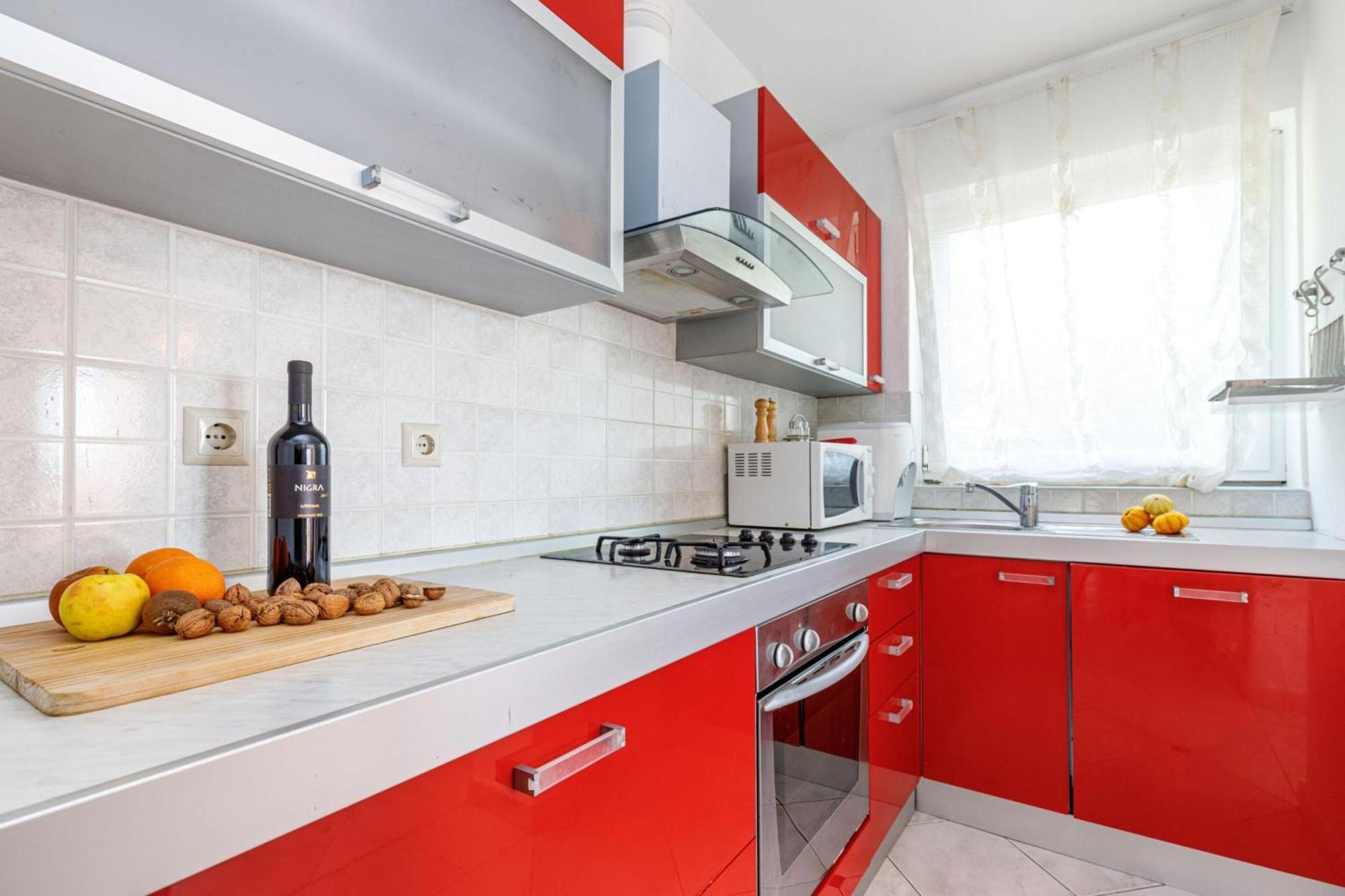 Seaview Apartment Tina Krk Island - Happy Rentals Кърк Екстериор снимка