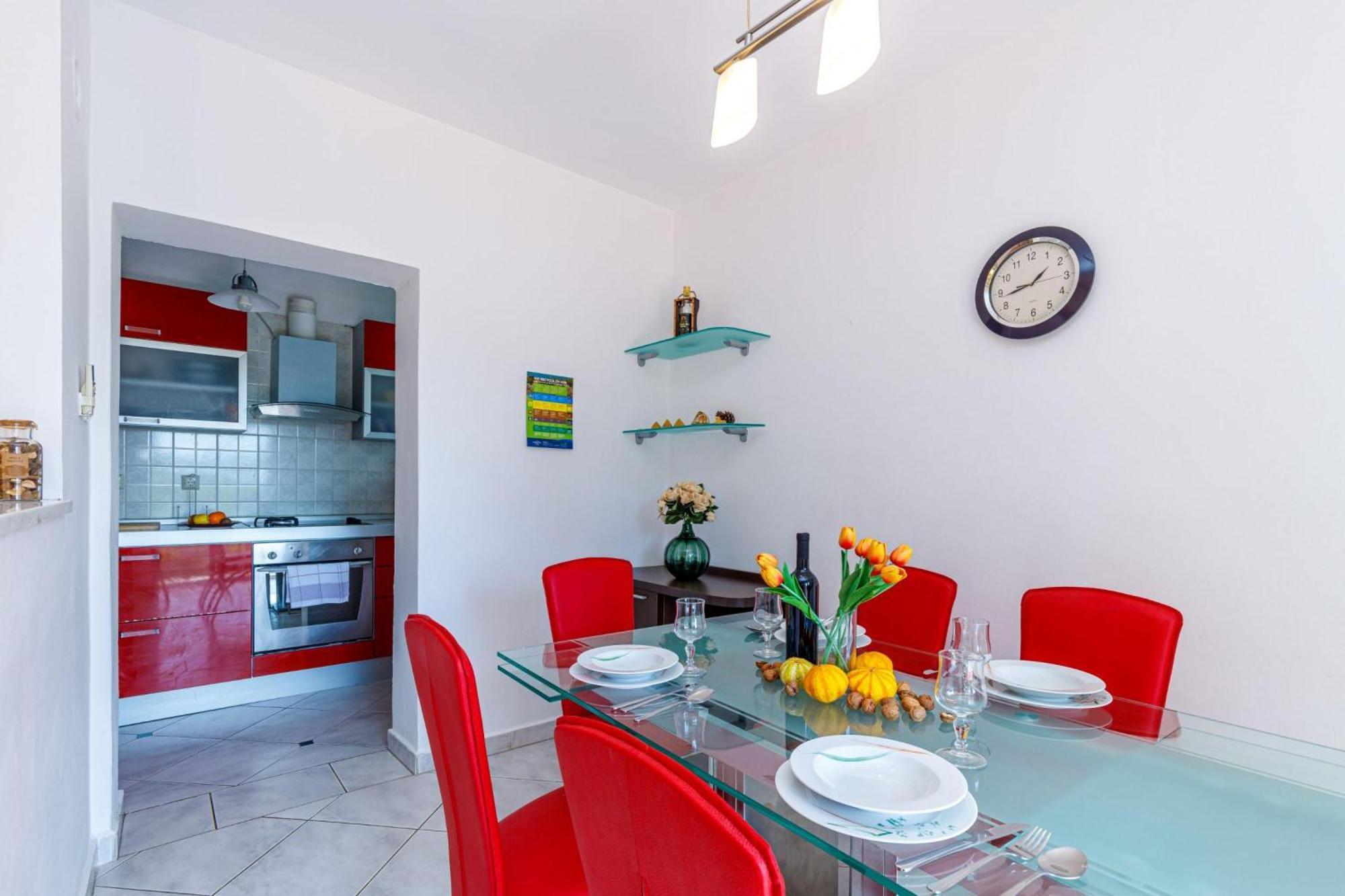 Seaview Apartment Tina Krk Island - Happy Rentals Кърк Екстериор снимка