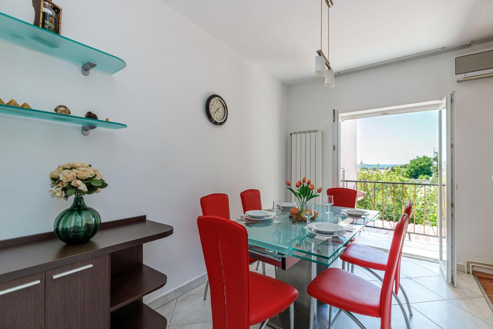 Seaview Apartment Tina Krk Island - Happy Rentals Кърк Екстериор снимка