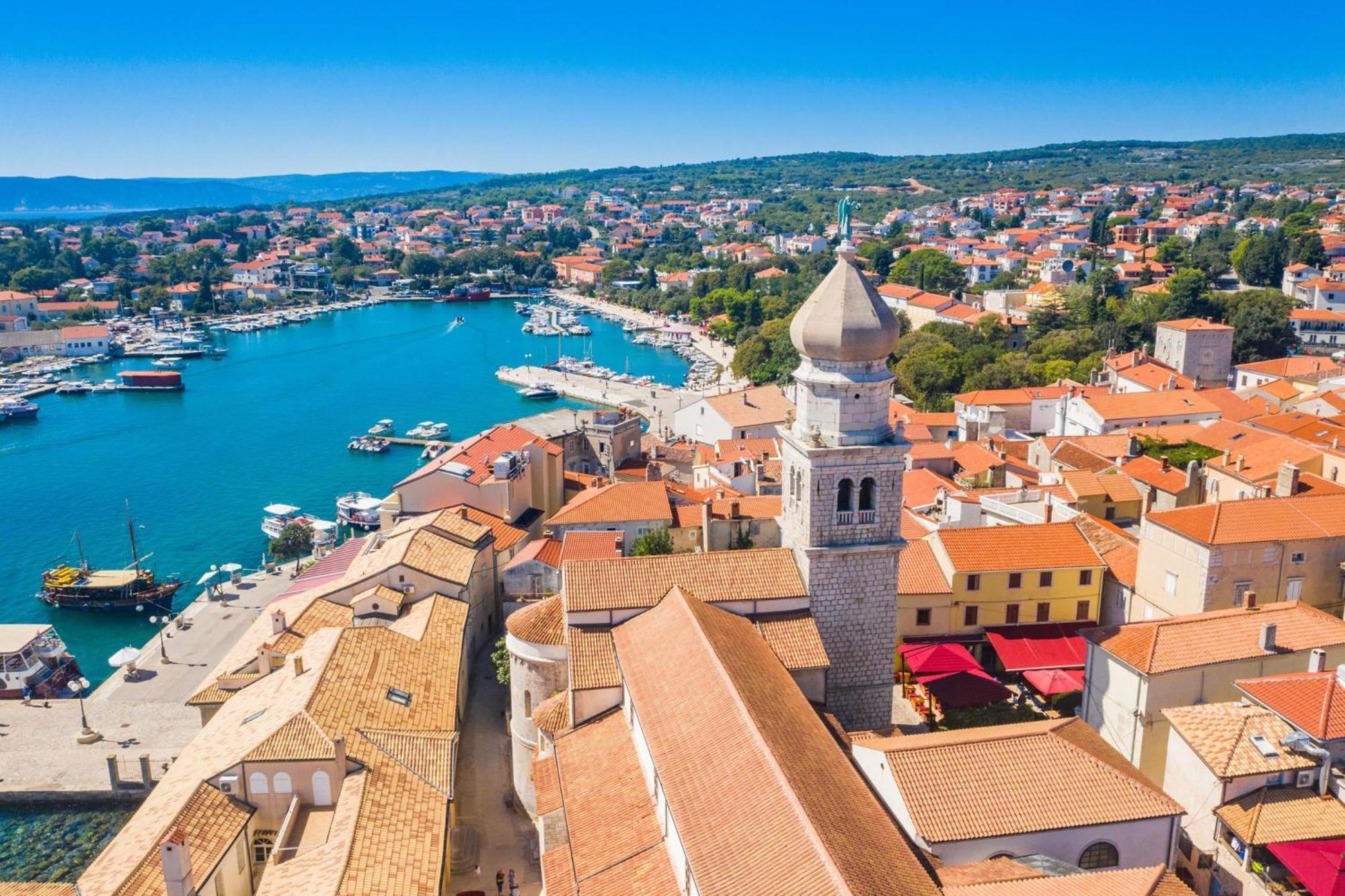Seaview Apartment Tina Krk Island - Happy Rentals Кърк Екстериор снимка