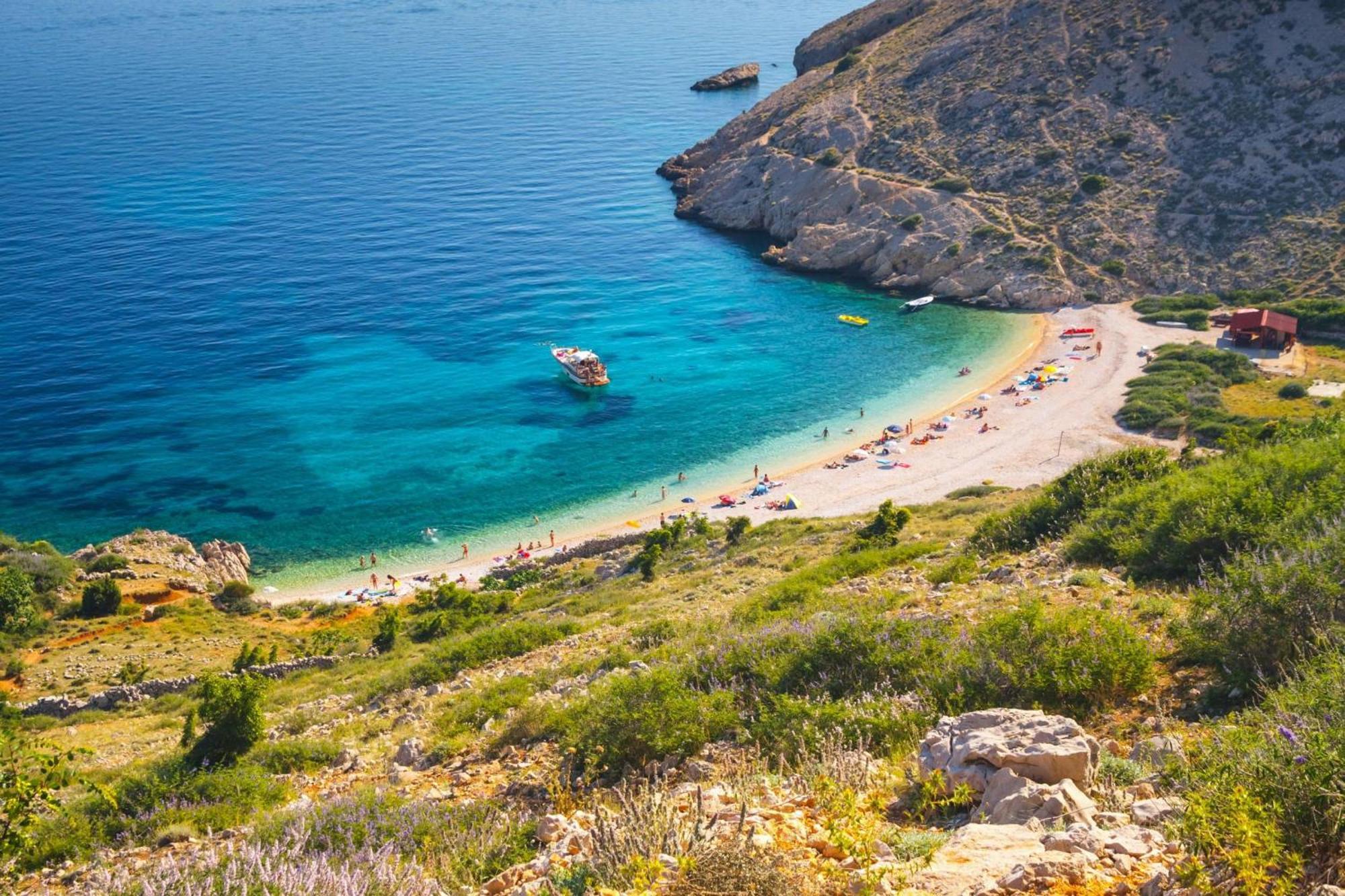 Seaview Apartment Tina Krk Island - Happy Rentals Кърк Екстериор снимка